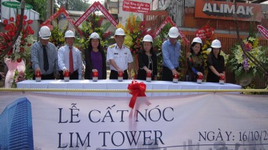  Cất nóc Tòa nhà Cao ốc Văn phòng Lim Tower